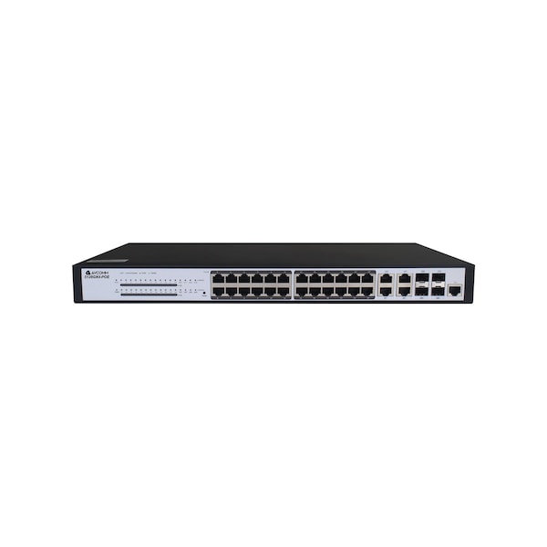 Avcomm 24-port industrial PoE Data switch 5128GX4-POE - main